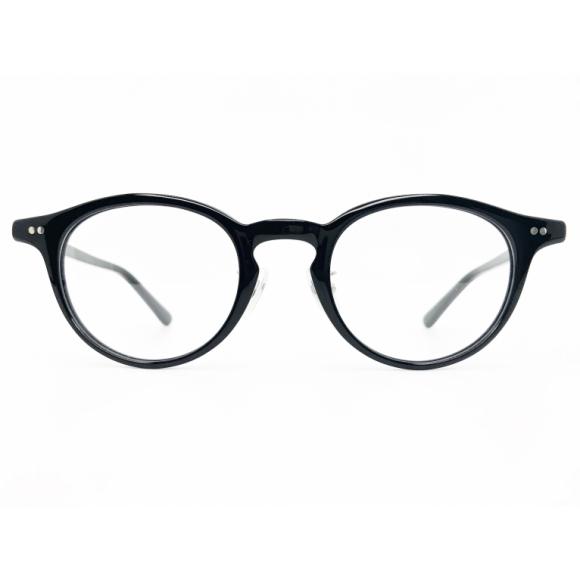 カネコガンキョウ KC-12R BK/BK 未使用品（S） ] 金子眼鏡のクラシカル