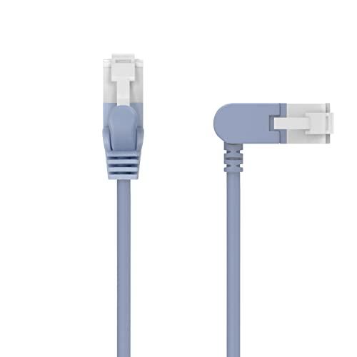 エレコム LANケーブル CAT6A 5m スイング式コネクタ ツメが折れない 爪折れ防止コネクタ スリム ブルー LD-GPATSW/BU50 | 