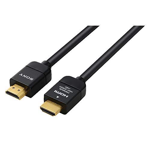 ソニー(SONY) プレミアムHDMIケーブル 2.0m ハイスピート 4K 60P/4K HDR/Ultra HD対応 認証取得 DLC-HX | 