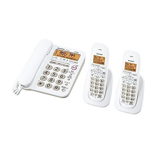 お買い得モデル 2021新発 シャープ 電話機 コードレス JD-G32CW 子機2台