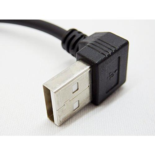 エスエスエーサービス USB接続ハードディスク録画対応TV/レコーダー用 HDD接続ケーブル [ USB A(オス) - A(メス)L型 ・20｜makotoya1259｜02