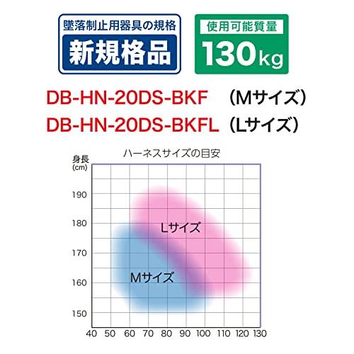 ジェフコム　フルハーネス　DB-HN-20DS-BKFL