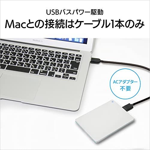 アイ・オー・データ ポータブルハードディスク 2TB USB 3.2 Gen 1(USB 3.0)対応 Silver×Green 日本製 HDP｜makotoya1259｜04