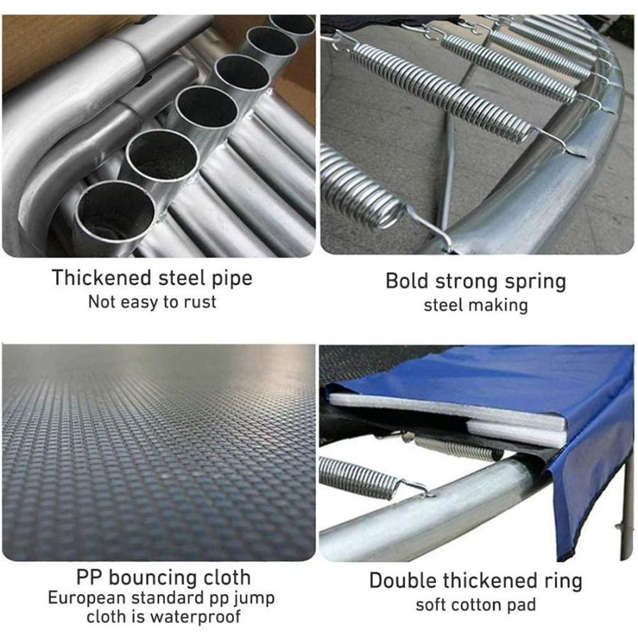 【〜6/6まで出品】 保護ネット、ジャンピングマットと春カバーパディングアウトドアトランポリンとトランポリン、子供と大人のためのアウトドアトランポリン、屋外の大型バンジーベ 【IQY1260115057】(44969円)