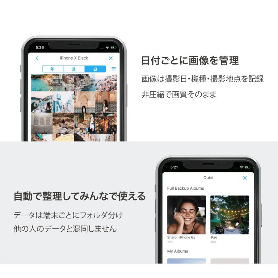 Qubii Duo Type-C 充電しながら自動バックアップ iphone iOS バックアップ usbメモリ ipad android 容量不足解消 メーカー10年保証 USB-C microSD別売 | Maktar | 11