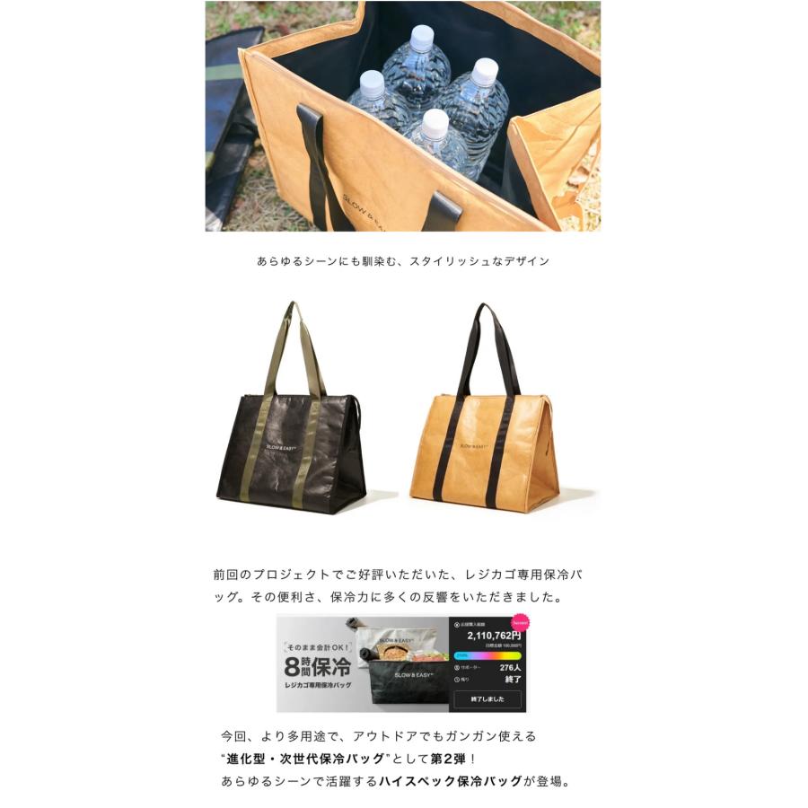 Makuake公式 冷たいが続く、10時間保冷で真夏でも信頼できる大容量アウトドア保冷バッグ CoolBag GRAND 40L キャンプ 旅行 自立 コンパクト マクアケ |  | 05