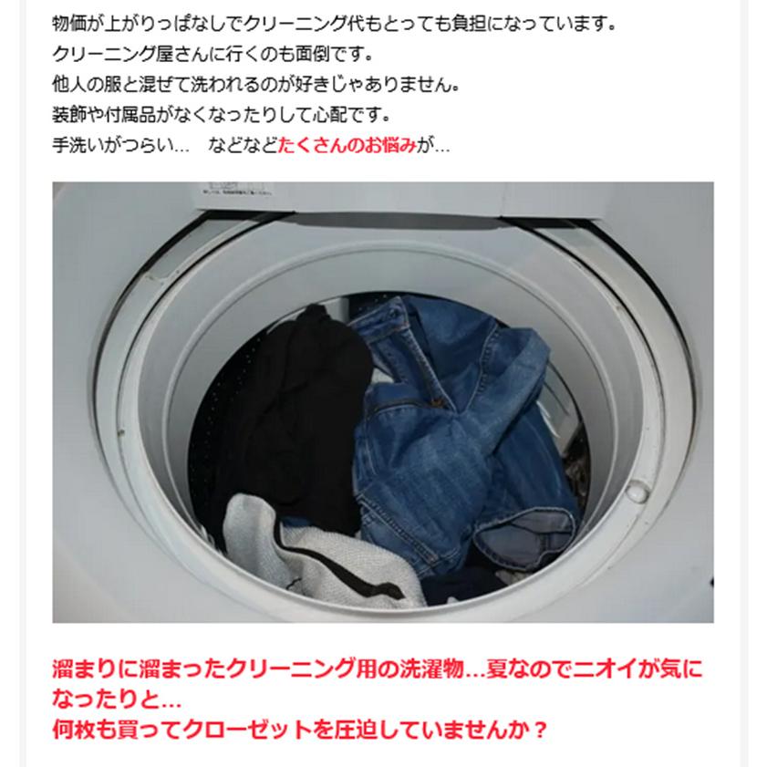 Makuake公式 二重構造ネットが衣類の形を維持＆保護する新概念洗濯