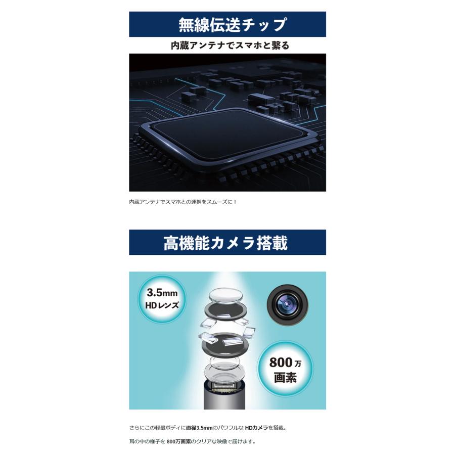 Makuake公式 耳の奥までよく見える AIスマート耳かき 超高画質微細