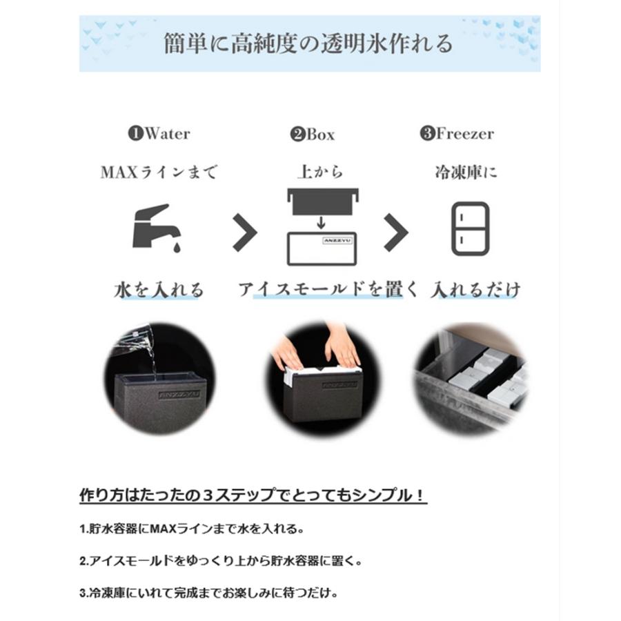 Makuake公式 ANZZYU 家飲みがより楽しめる新しい製氷器 ダイヤモンド型