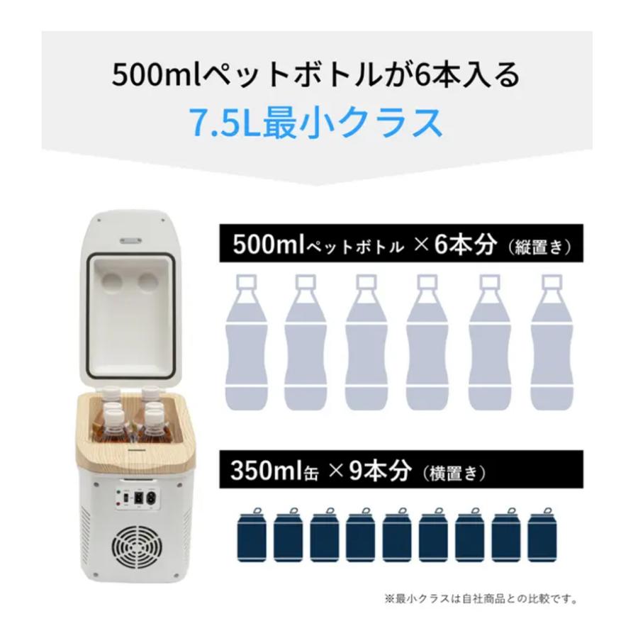 Makuake公式 最小を追求した 車内や自宅で-25℃〜60℃の保冷保温 コンパクト冷温庫ひえぽか 保温 保冷 超軽量 コンパクト アウトドア 持ち運び マクアケの画像