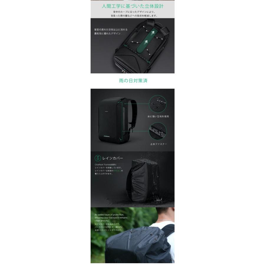 Makuake公式 手ぶらで出張・海外へ。 1週間分の荷物を安全に背負える 