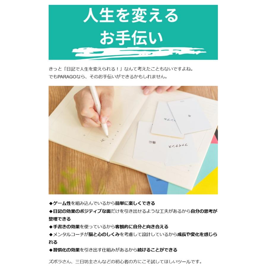 ゲーム感覚で毎日続く日記帳 コーチングの問いを通じて楽しく内省を