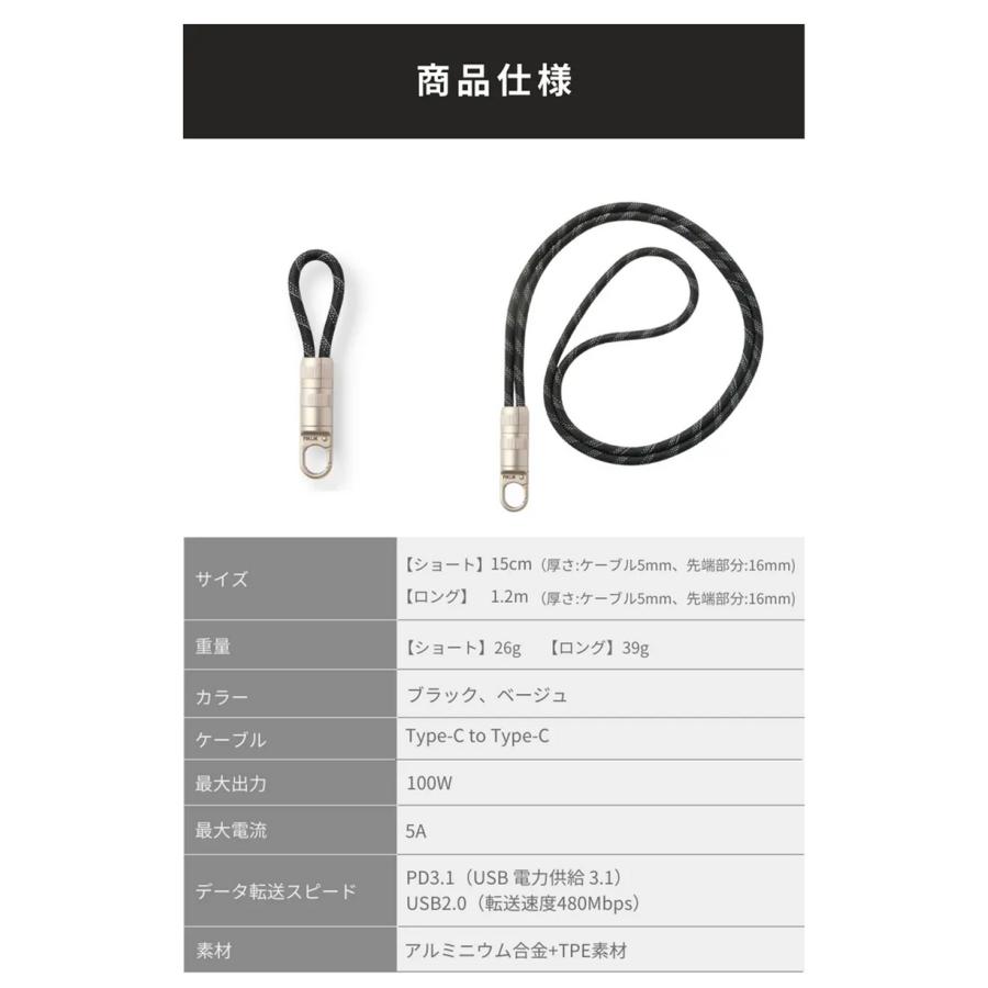 Makuake公式 スマホとあなたの命を守るスゴい充電ケーブル 標準防災品