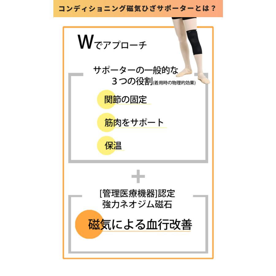 Makuake公式 膝の負担をケア、軽やかな毎日へ バレエ専門店が作る磁気サポーター｜管理医療機器 サポーター 磁気 ひざ 健康 スポーツ マクアケの画像