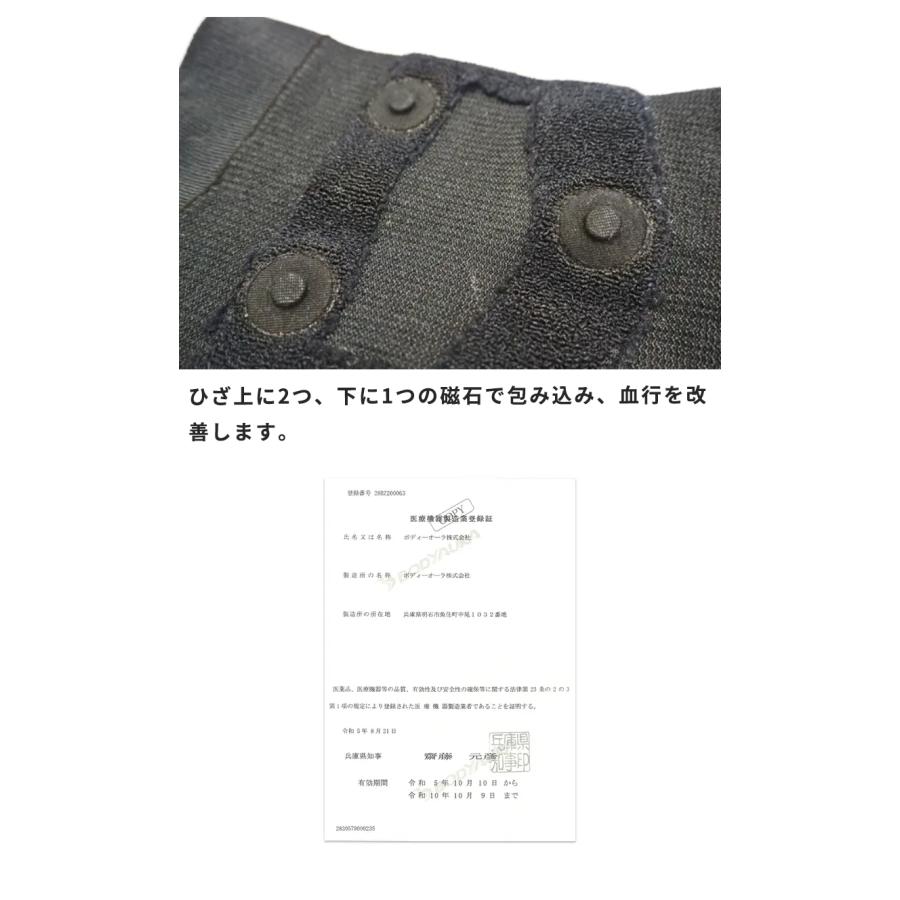 Makuake公式 膝の負担をケア、軽やかな毎日へ バレエ専門店が作る磁気サポーター｜管理医療機器 サポーター 磁気 ひざ 健康 スポーツ マクアケの画像