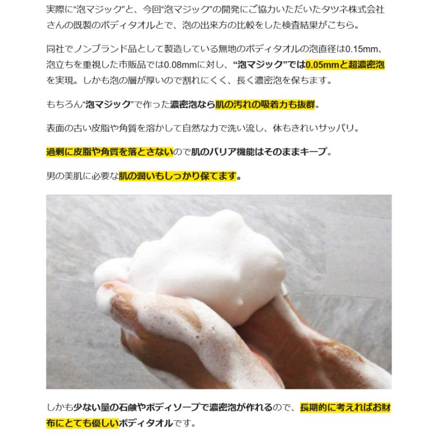 Makuake公式 ホイップクリームの濃密泡で男臭をケア 日本製ボディ