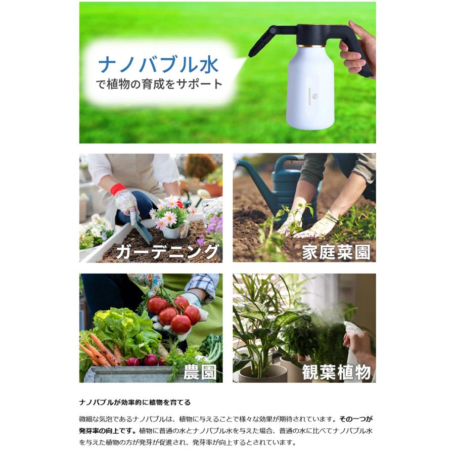 Makuake公式 水を入れるだけ。1億8千万のナノバブルが植物を変える