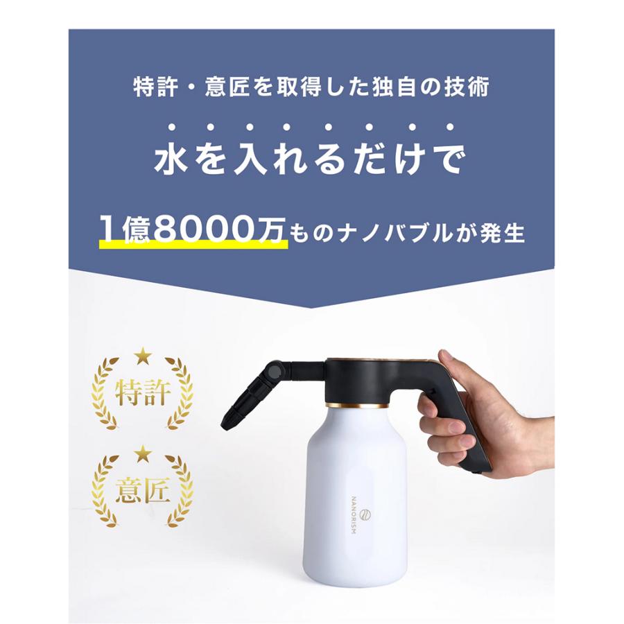 Makuake公式 水を入れるだけ。1億8千万のナノバブルが植物を変える