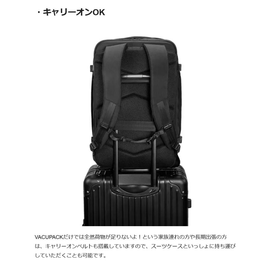 Makuake公式 PCと衣類を分けて収納。TSAロック付きで盗難対策も万全