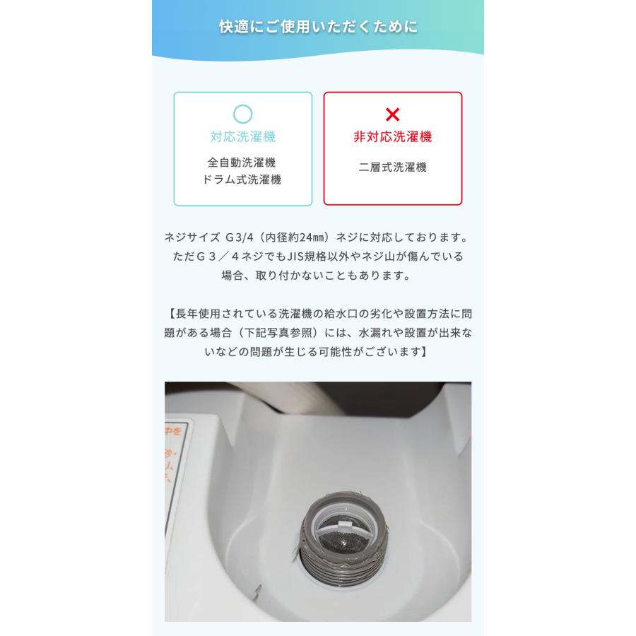 Makuake公式 マイクロバブル・ナノバブル発生アダプター洗濯機用登場