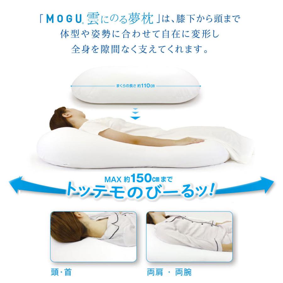 フロア ビッグクッション パウダービーズ カバー付き 大型 大きい 日本製 MOGU 雲にのる夢枕の画像