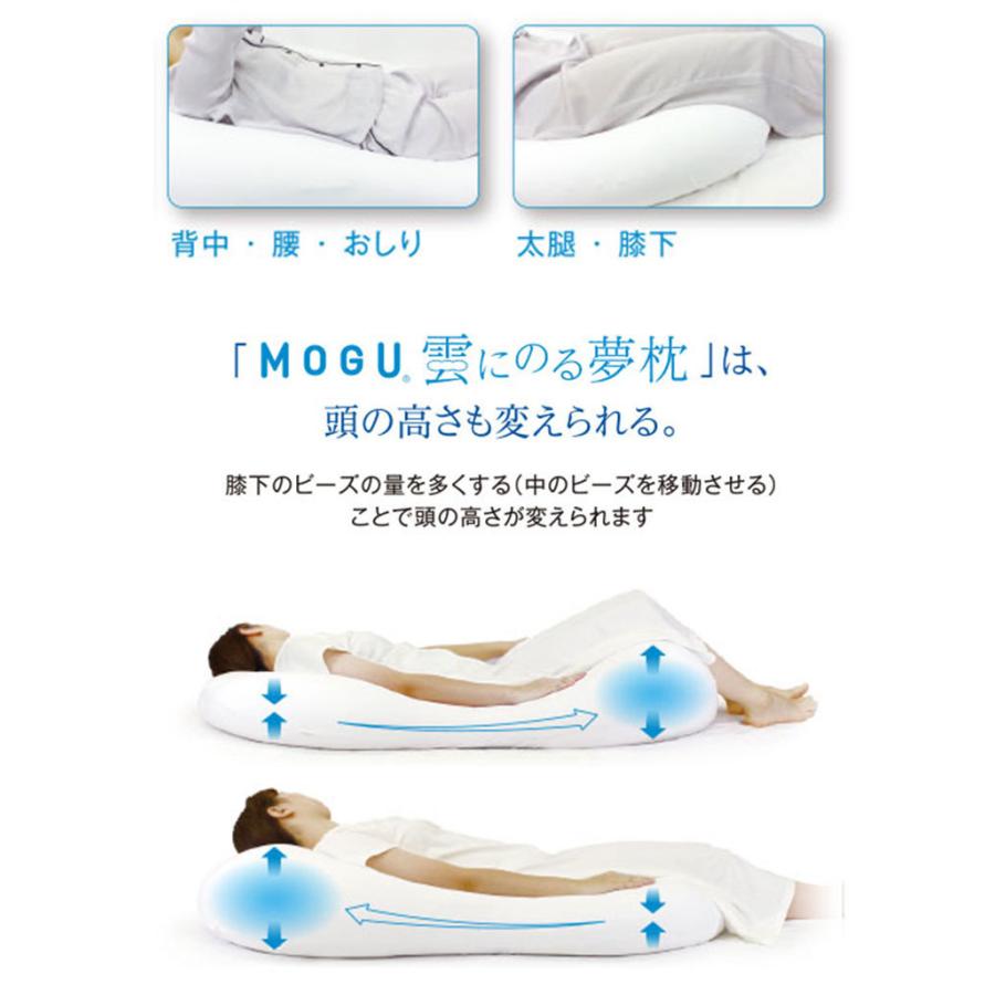フロア ビッグクッション パウダービーズ カバー付き 大型 大きい 日本製 MOGU 雲にのる夢枕の画像