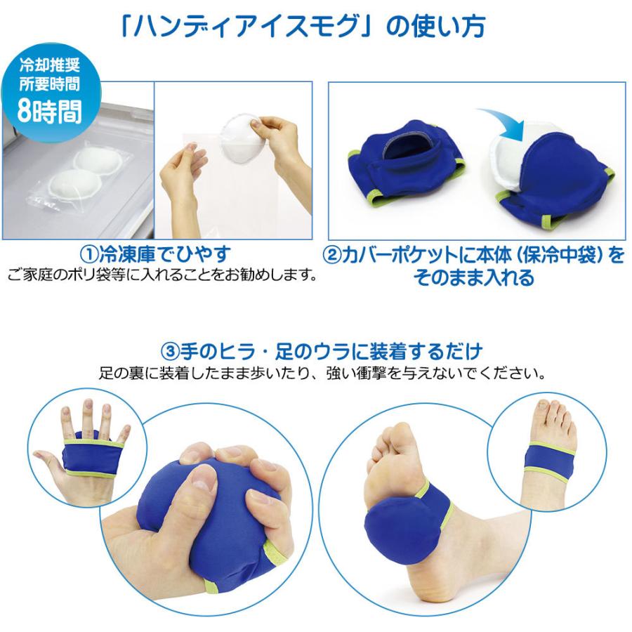 暑さ対策・冷却グッズ momo MOGU 暑さ対策 グッズ 冷却 ハンディアイスモグ 2個入 本体