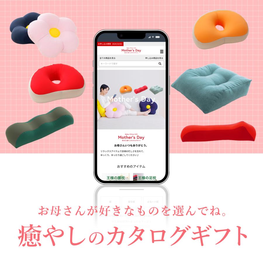 母の日 癒やしの カタログギフト プレゼント ギフトカタログ 枕 足枕 背中枕 腰枕 クッション カードタイプ |  | 02