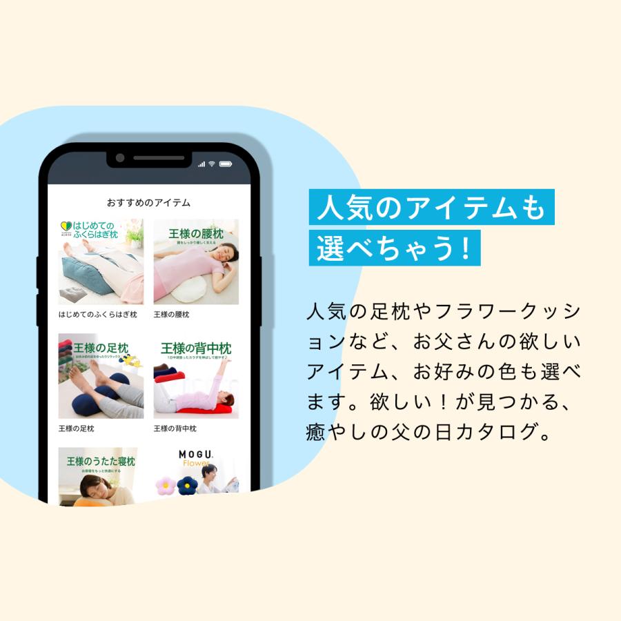 父の日 癒やしのカタログギフト プレゼント ギフトカタログ 枕 足枕 背中枕 腰枕 クッション カードタイプ |  | 06