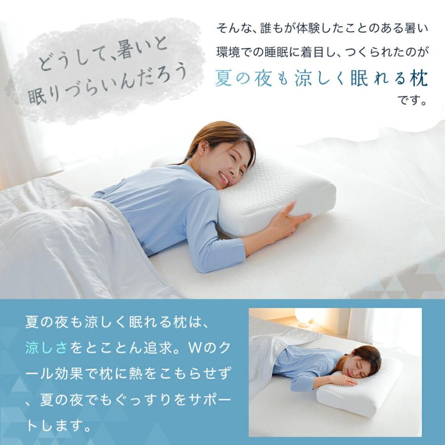 まくら 枕 ファイバー 肩こり 首こり 横向き 寝返り 洗える 通気性 体
