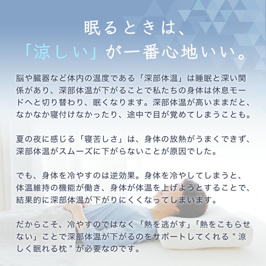 枕 ファイバー 肩こり 首こり 横向き 寝返り 洗える 通気性 体圧分散 夏の夜も涼しく眠れる枕  枕カバー付 父の日 | まくら | 03
