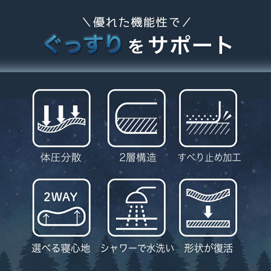 枕 ファイバー 肩こり 首こり 横向き 寝返り 洗える 通気性 体圧分散 夏の夜も涼しく眠れる枕  枕カバー付 父の日 | まくら | 06
