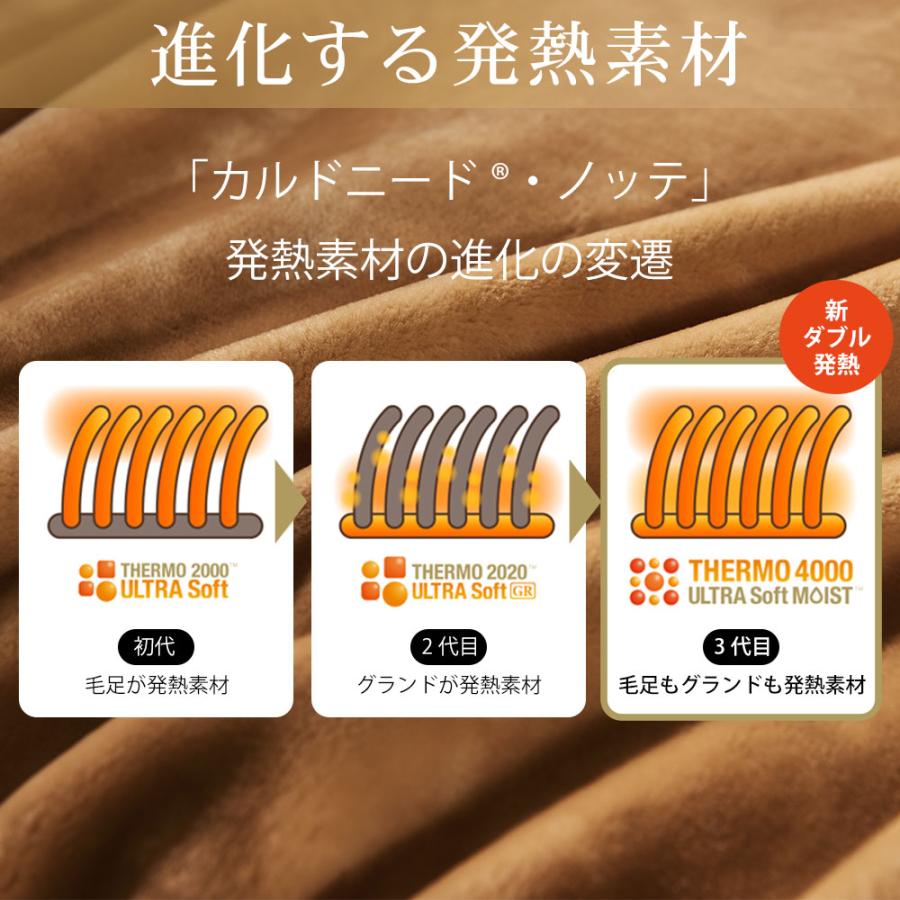 ディーブレス 敷き毛布 ダブル 敷きパッド 薄手 冬 暖かい 吸湿発熱