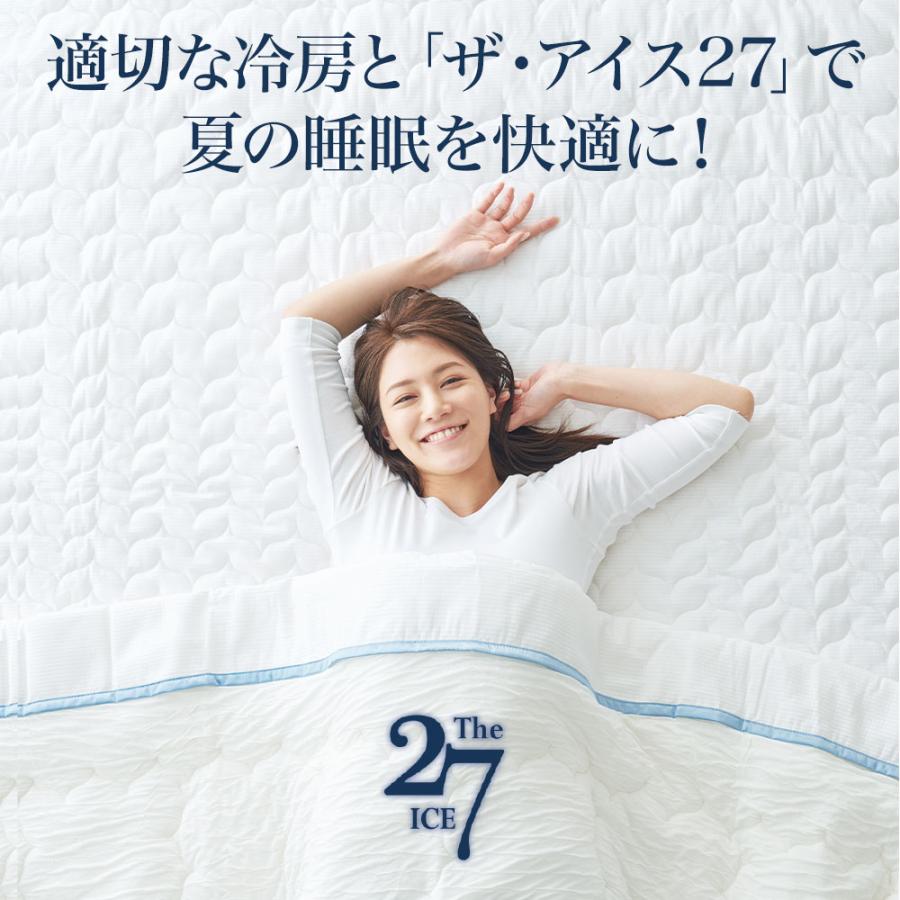 ディーブレス 肌掛け布団 冷感 夏 ダブル The ICE 27（ザ・アイス 27