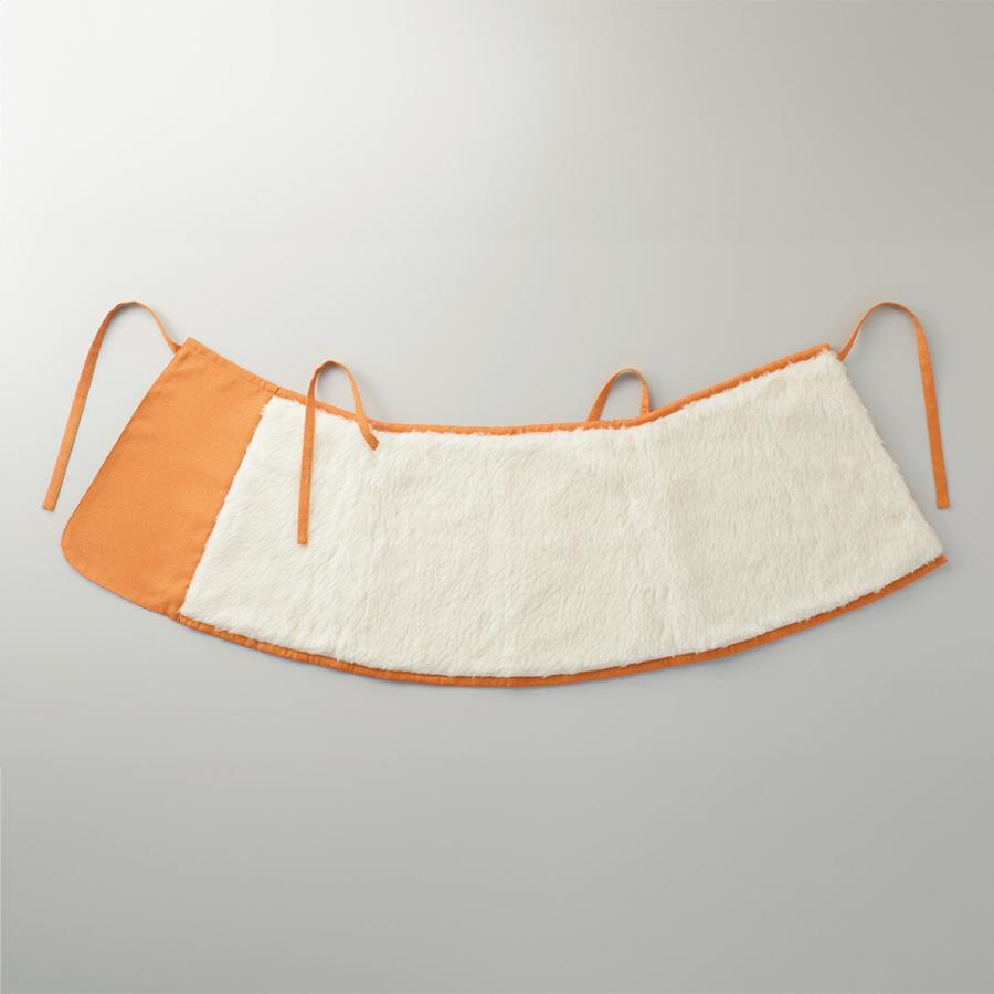 巻きスカート エプロン ラップスカート 防寒 暖かい 冬 家事 ふかふか