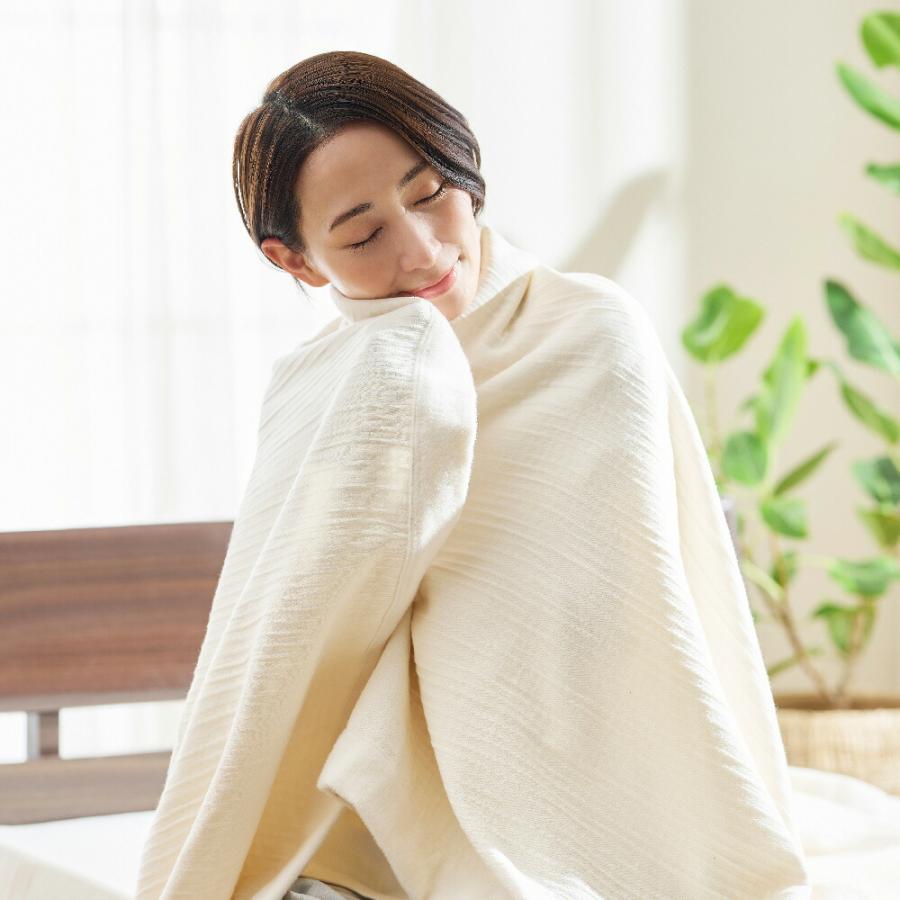 綿毛布 ハーフサイズ 日本製 綿100% 毛布 ブランケット 肌きわみ コットンのよさをとことん楽しめる綿毛布 母の日_9