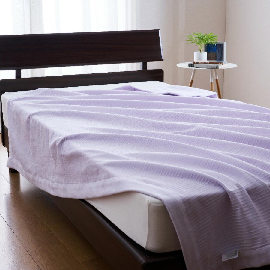綿毛布 ハーフサイズ 日本製 綿100% 毛布 ブランケット 肌きわみ コットンのよさをとことん楽しめる綿毛布 母の日_10