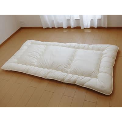 洗える敷布団 クイーン 水洗いできる 4-HOLE 敷き布団 クイーンロングサイズ 160×210cm 洗える布団 ウォッシャブル |  | 01