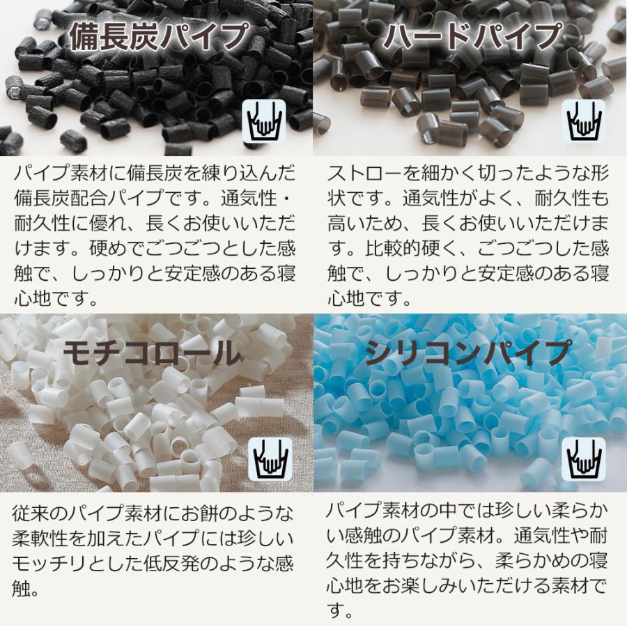 オーダーメイド 枕 セミ オーダーメード シングル 63×43cm 高さ 低め 形状 くぼみ形 素材 低反発キューブウレタン セレクト枕 母の日 | まくら | 10