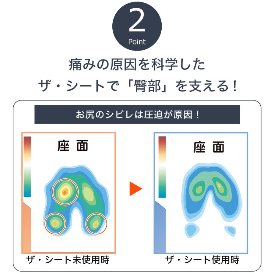 椅子用クッション 座布団 在宅勤務 ラテックス 高反発 体圧分散 椅子クッション ボディドクター シート |  | 09