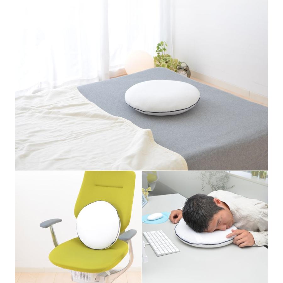 枕 クッション 背当て 腰痛 旅行用 お昼寝 マルチクッション丸型 円形 高反発 ザ まくら ピロー ミニ まくら ピロー | まくら | 12