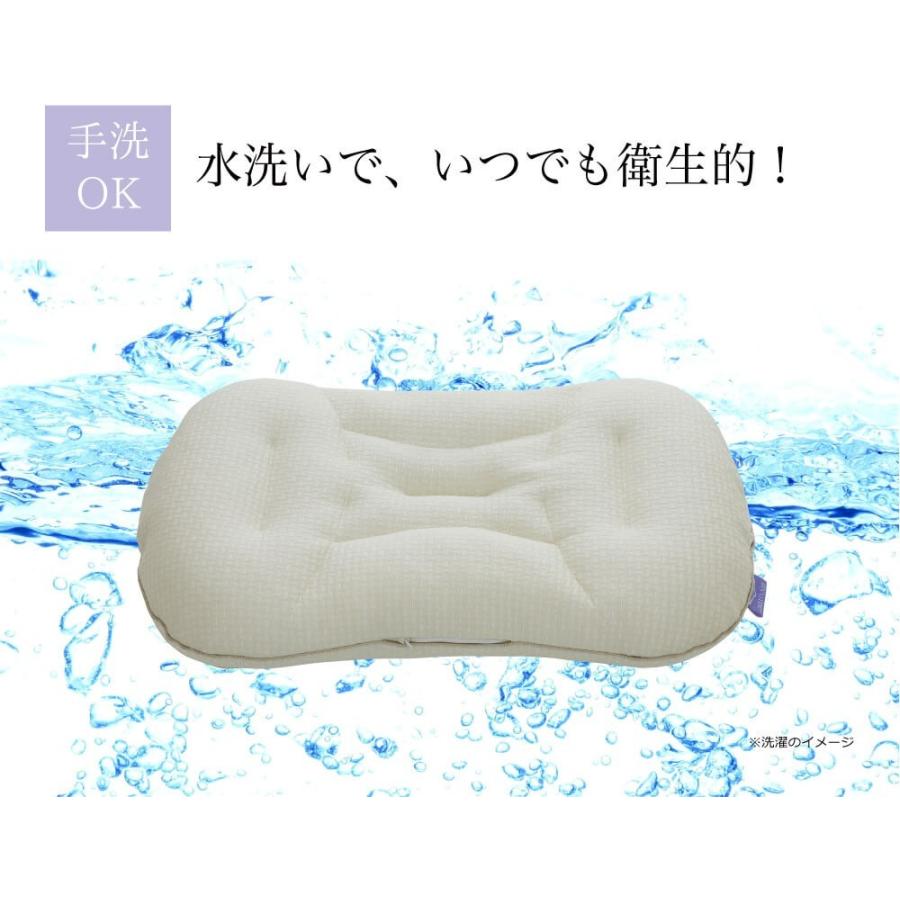 枕 洗える 高さ調整 調整 横向き寝 首こり 肩こり 快眠枕 日本製 iiyume 専用カバー付き まくら ピロー 敬老の日 爆買 | まくら | 06