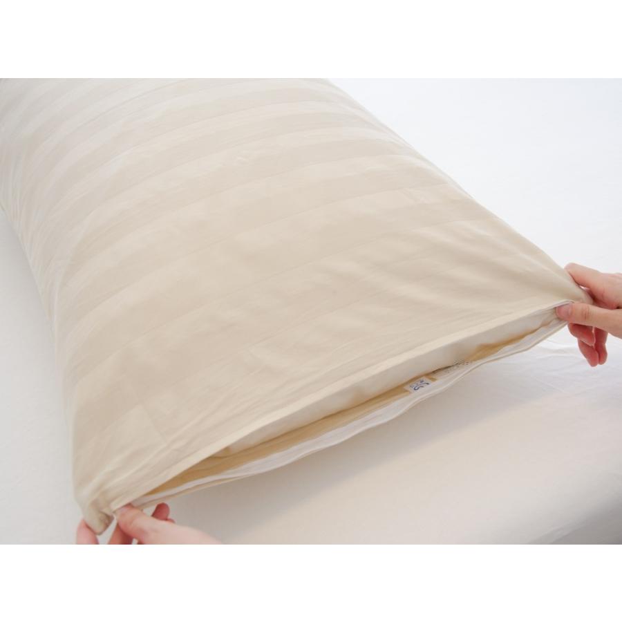 専用カバー 2つの枕を重ねて使う枕（ツインピロー） 2枚組｜makura｜04