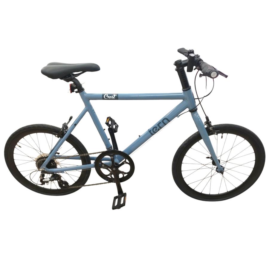 自転車 □ ◎ TERN ターン CREST 46 8段変速 ブルーグレー スモール