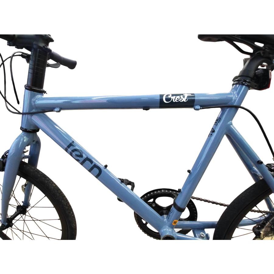 自転車 □ ◎ TERN ターン CREST 46 8段変速 ブルーグレー スモール