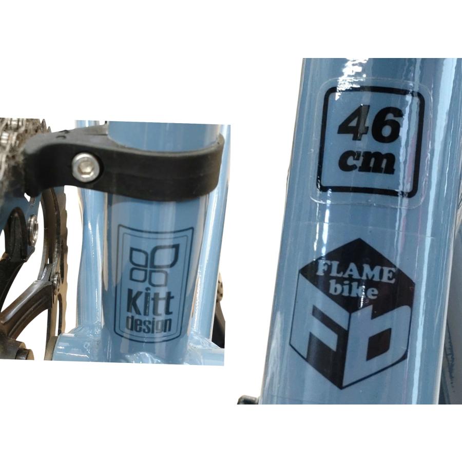 自転車 □ ◎ TERN ターン CREST 46 8段変速 ブルーグレー スモール