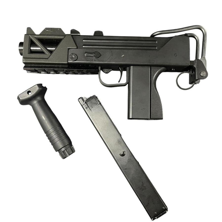 イングラムM11  ジャンク品 □イングラム M11 ガスブローバック 本体のみ グリップカスタム 発射