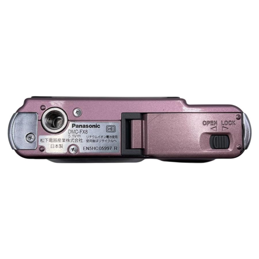 □極美品 Panasonic LUMIX DMC-FX8 ピンク コンパクトデジタルカメラ