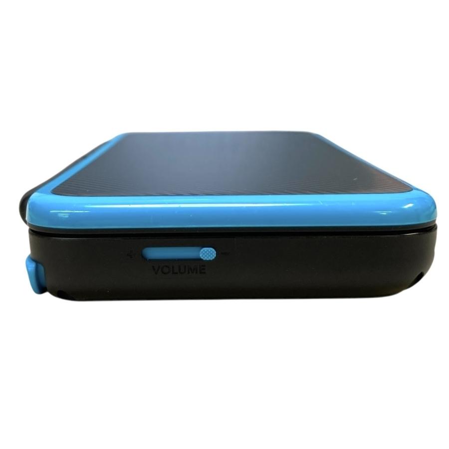 ■◎任天堂 2DS 本体 JAN-001 ブラック ブルー 使用感あり 小傷多数 タッチペン ソフト付き 充電器欠品
