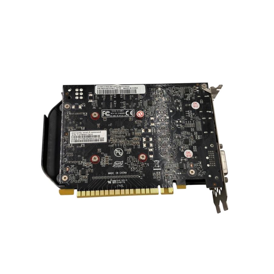 ■Palit GeForce GTX1050Ti StormX 4GB GDDR5 PCIe グラフィックボード DVI HDMI DPの画像